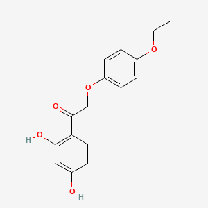 1-(2,4-dihydroxyphenyl)-2-(4-ethoxyphenoxy)ethanone