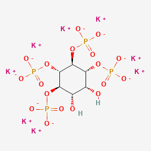 molecular formula C6H8K8O18P4 B560830 D-myo-Inositol 1,4,5,6-tetrakis(phosphate) potassium salt CAS No. 103497-71-8