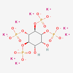 molecular formula C6H8K8O18P4 B560830 D-肌醇 1,4,5,6-四(磷酸)钾盐 CAS No. 103497-71-8