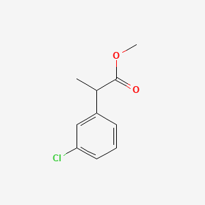 molecular formula C10H11ClO2 B560833 2-(3-氯苯基)丙酸甲酯 CAS No. 103040-42-2