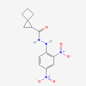 N'-(2,4-dinitrophenyl)spiro[2.3]hexane-1-carbohydrazide