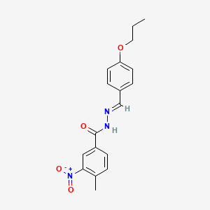 4-methyl-3-nitro-N'-(4-propoxybenzylidene)benzohydrazide