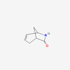 molecular formula C7H9NO B560837 6-Azabicyclo[3.2.1]oct-3-EN-7-one CAS No. 108659-37-6