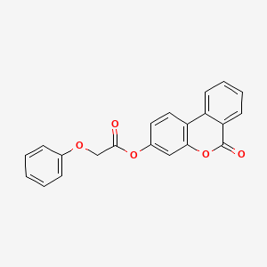 6-oxo-6H-benzo[c]chromen-3-yl phenoxyacetate