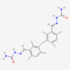 3,3'-methylenebis(2,4,6-trimethylbenzaldehyde) disemicarbazone