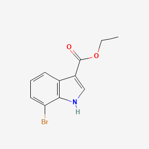 molecular formula C11H10BrNO2 B560846 Ethyl 7-Bromoindole-3-carboxylate CAS No. 103858-56-6