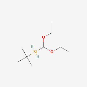 molecular formula C9H22O2Si B560847 tert-Butyl(diethoxymethyl)silane CAS No. 109144-58-3
