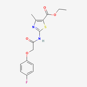 ethyl 2-{[(4-fluorophenoxy)acetyl]amino}-4-methyl-1,3-thiazole-5-carboxylate