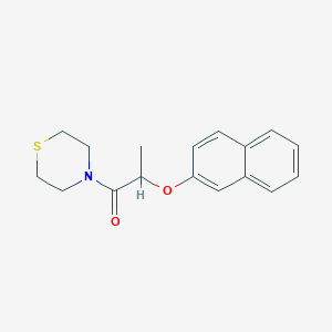 4-[2-(2-naphthyloxy)propanoyl]thiomorpholine