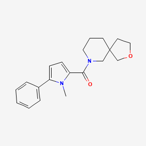 7-[(1-methyl-5-phenyl-1H-pyrrol-2-yl)carbonyl]-2-oxa-7-azaspiro[4.5]decane