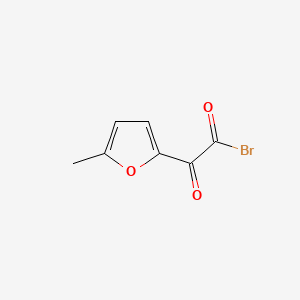 molecular formula C7H5BrO3 B560856 (5-Methylfuran-2-yl)(oxo)acetyl bromide CAS No. 100750-53-6