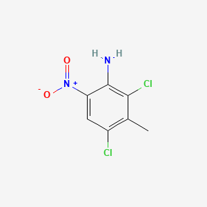 molecular formula C7H6Cl2N2O2 B560861 2,4-Dichloro-3-methyl-6-nitroaniline CAS No. 19853-82-8