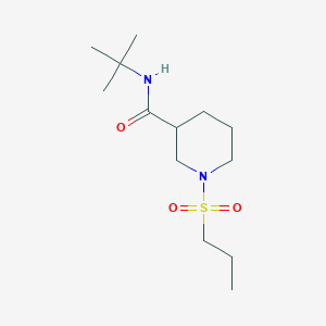 N-(tert-butyl)-1-(propylsulfonyl)-3-piperidinecarboxamide