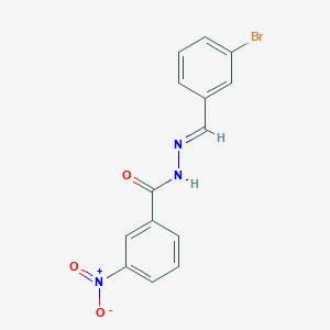 N'-(3-bromobenzylidene)-3-nitrobenzohydrazide