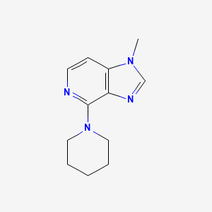 molecular formula C12H16N4 B5608770 1-methyl-4-(1-piperidinyl)-1H-imidazo[4,5-c]pyridine 