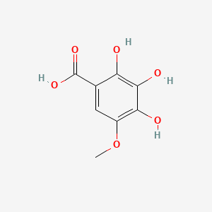 B560885 2,3,4-Trihydroxy-5-methoxybenzoic acid CAS No. 100111-45-3