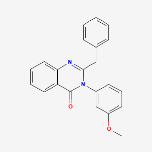 molecular formula C22H18N2O2 B5608899 2-benzyl-3-(3-methoxyphenyl)-4(3H)-quinazolinone CAS No. 6163-76-4