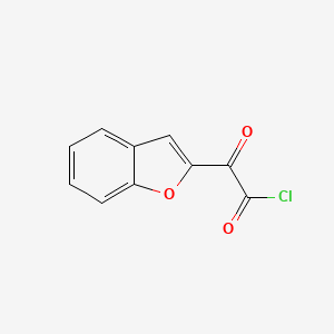 molecular formula C10H5ClO3 B560890 (1-Benzofuran-2-yl)(oxo)acetyl chloride CAS No. 107748-07-2