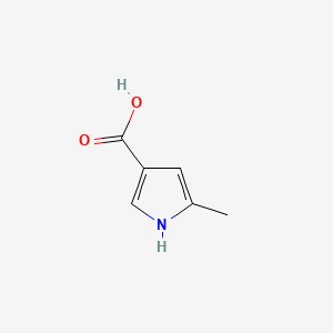 molecular formula C6H7NO2 B560896 Ácido 5-metil-1H-pirrol-3-carboxílico CAS No. 100047-52-7