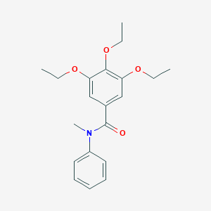 3,4,5-triethoxy-N-methyl-N-phenylbenzamide