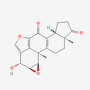 molecular formula C20H20O5 B560897 Wortmannolone CAS No. 106518-57-4
