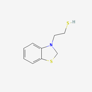 molecular formula C9H11NS2 B560898 2-(1,3-Benzothiazol-3(2H)-yl)ethane-1-thiol CAS No. 19967-75-0