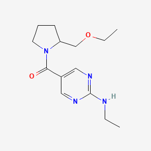 5-{[2-(ethoxymethyl)-1-pyrrolidinyl]carbonyl}-N-ethyl-2-pyrimidinamine