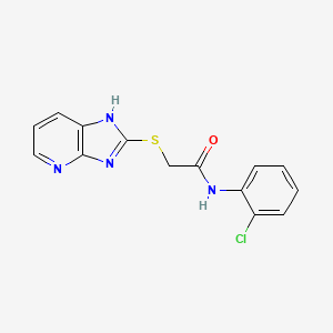 N-(2-chlorophenyl)-2-(3H-imidazo[4,5-b]pyridin-2-ylthio)acetamide