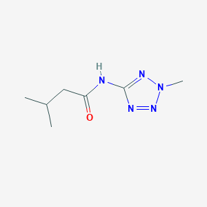 3-methyl-N-(2-methyl-2H-tetrazol-5-yl)butanamide