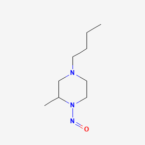 molecular formula C9H19N3O B560910 4-Butyl-2-methyl-1-nitrosopiperazine CAS No. 109374-14-3