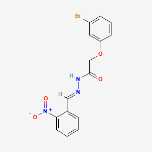 2-(3-bromophenoxy)-N'-(2-nitrobenzylidene)acetohydrazide