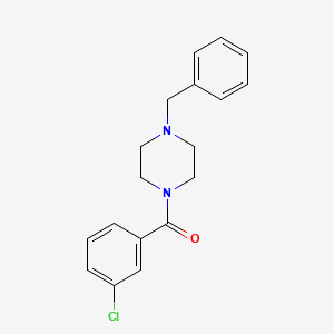 1-benzyl-4-(3-chlorobenzoyl)piperazine