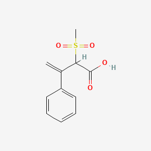 2-(methylsulfonyl)-3-phenyl-3-butenoic acid