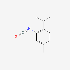 molecular formula C11H13NO B560918 2-Isocyanato-4-methyl-1-(propan-2-yl)benzene CAS No. 109310-54-5