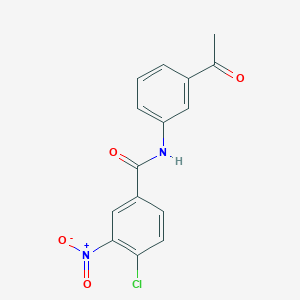 N-(3-acetylphenyl)-4-chloro-3-nitrobenzamide