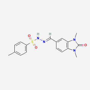 N'-[(1,3-dimethyl-2-oxo-2,3-dihydro-1H-benzimidazol-5-yl)methylene]-4-methylbenzenesulfonohydrazide