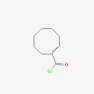 molecular formula C9H13ClO B560930 Cyclooct-1-ene-1-carbonyl chloride CAS No. 101166-81-8