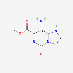 8-Amino-5-oxo-2,3,5,6-tetrahydroimidazo[1,2-c]pyrimidine-7-carboxylic acid methyl ester