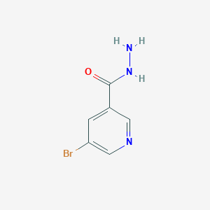 molecular formula C6H6BrN3O B056094 5-Bromopyridine-3-carbohydrazide CAS No. 112193-41-6