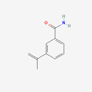 molecular formula C10H11NO B560940 3-(Prop-1-en-2-yl)benzamide CAS No. 103205-10-3
