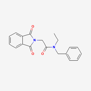 N-benzyl-2-(1,3-dioxo-1,3-dihydro-2H-isoindol-2-yl)-N-ethylacetamide