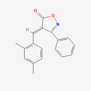 4-(2,4-dimethylbenzylidene)-3-phenyl-5(4H)-isoxazolone