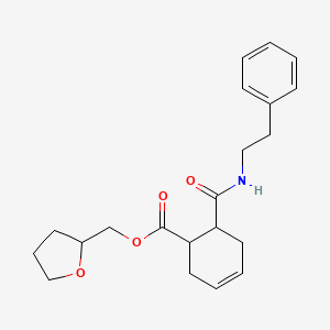 tetrahydro-2-furanylmethyl 6-{[(2-phenylethyl)amino]carbonyl}-3-cyclohexene-1-carboxylate