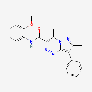 N-(2-methoxyphenyl)-4,7-dimethyl-8-phenylpyrazolo[5,1-c][1,2,4]triazine-3-carboxamide