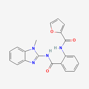 N-(2-{[(1-methyl-1H-benzimidazol-2-yl)amino]carbonyl}phenyl)-2-furamide