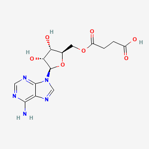 molecular formula C14H17N5O7 B560962 Adenosine 5'-succinate CAS No. 102029-71-0