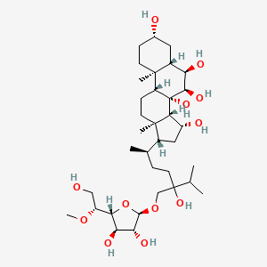 molecular formula C35H62O12 B560964 Indicoside A CAS No. 109575-71-5