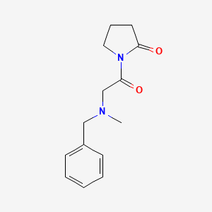 1-(N-benzyl-N-methylglycyl)-2-pyrrolidinone