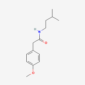 2-(4-methoxyphenyl)-N-(3-methylbutyl)acetamide