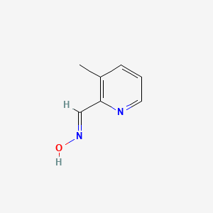 molecular formula C7H8N2O B560983 2-Pyridinecarbaldehyde,3-methyl-,oxime CAS No. 101870-40-0
